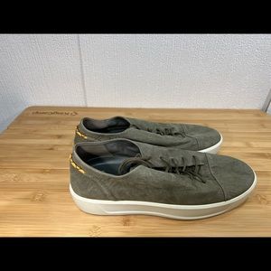 Ecco soft 8 olive Leather sneaker- mens size EU 41